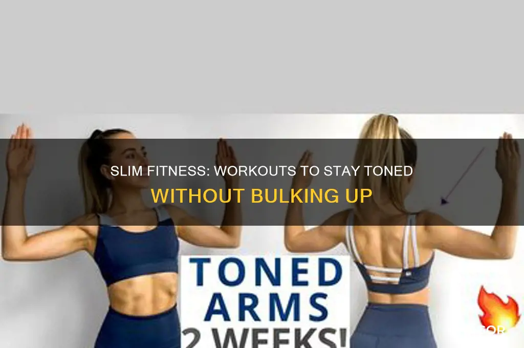how to exercise but not gain muscle