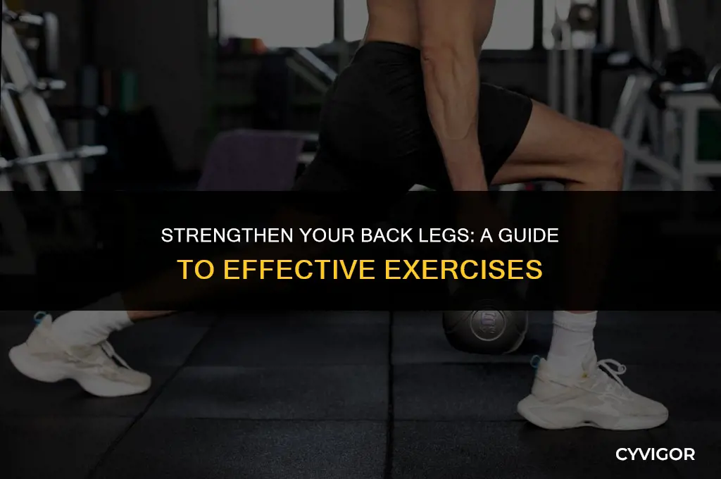 how to exercise your back leg muscles