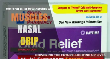 Combat Cold Symptoms: Relieve Mucus, Cough, Sore Muscles, and Nasal Drip