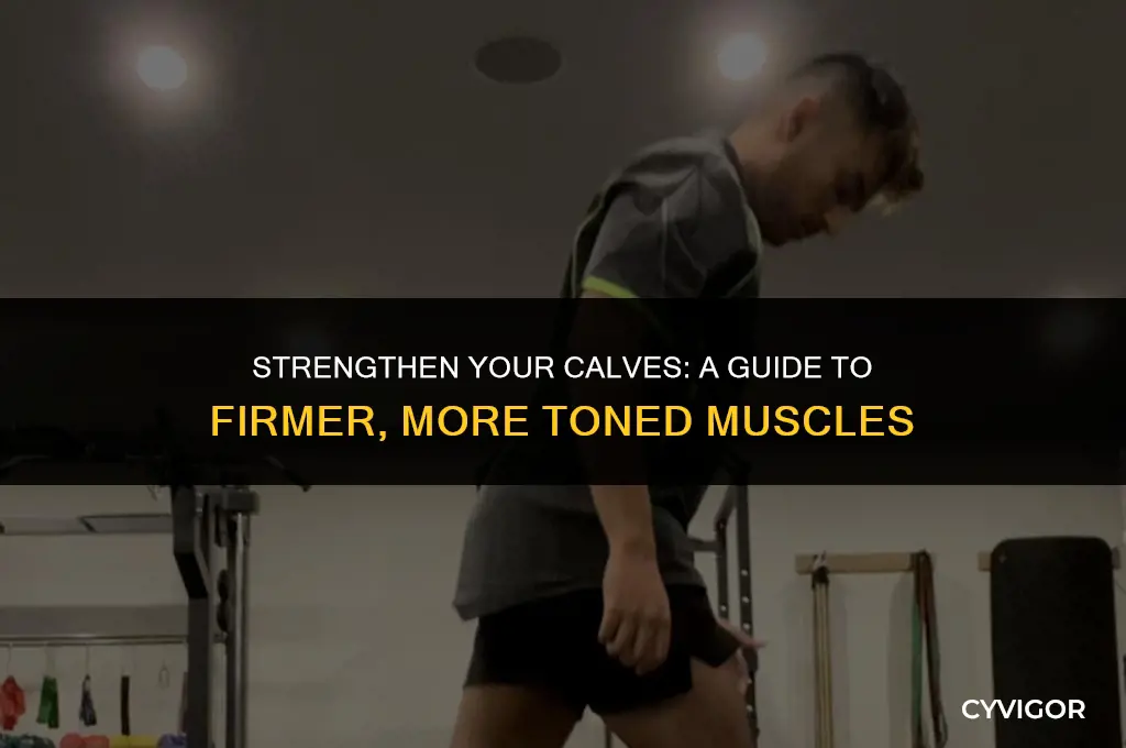 how to firm calf muscles