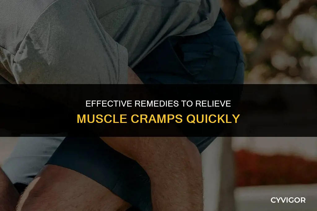 how to fix a cramp muscle
