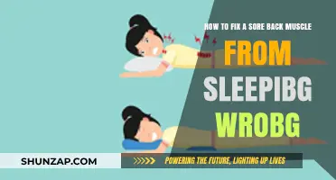 Relieve Sore Back Muscles: Correct Sleep Posture Tips for Pain-Free Mornings