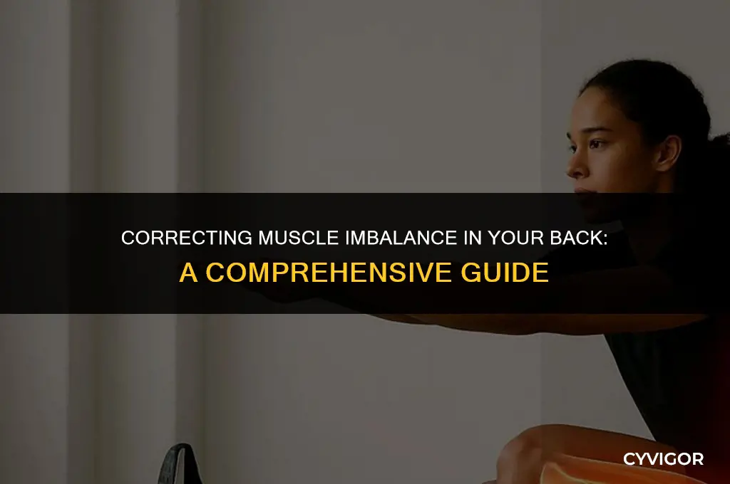 how to fix muscle imbalance in back