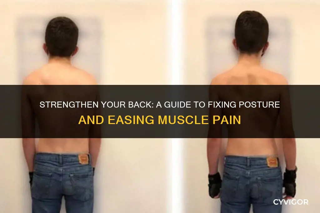 how to fix posture back muscle