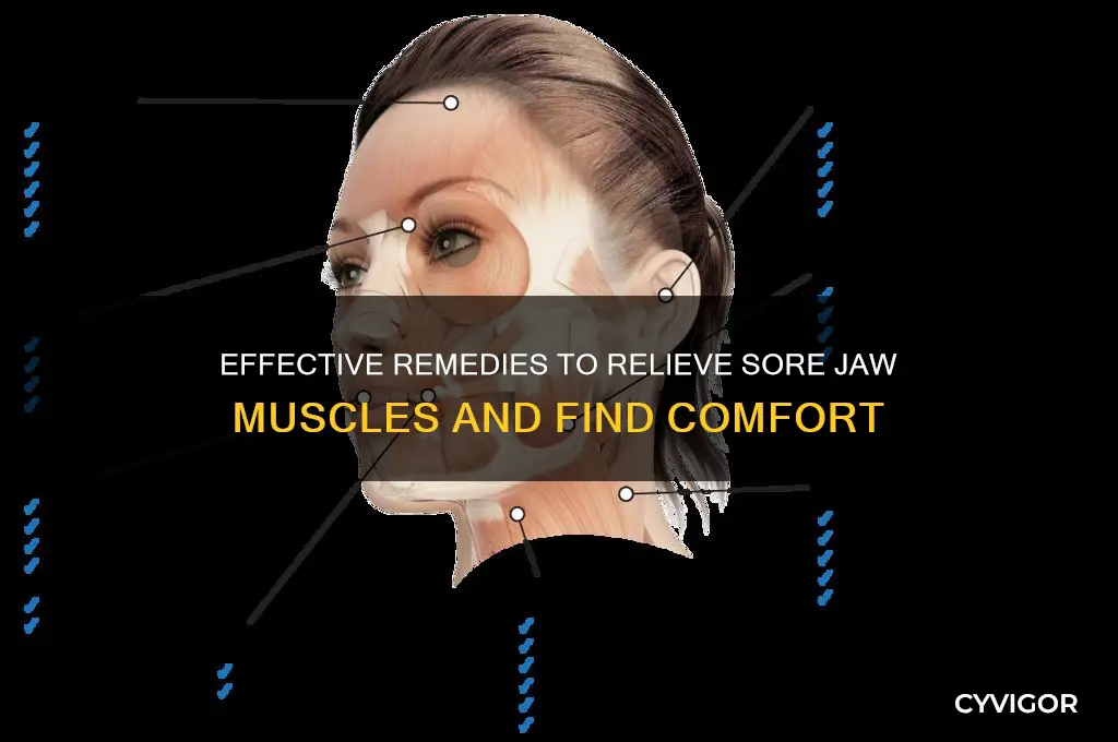 how to fix sore jaw muscles