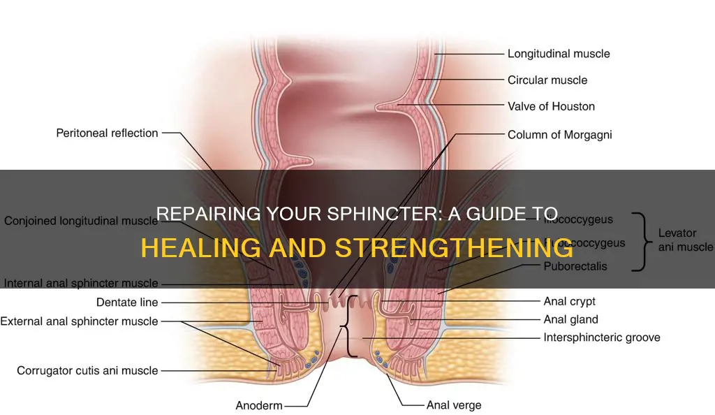 how to fix sphincter muscle