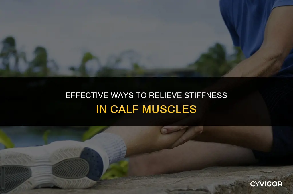 how to fix stiff calf muscles