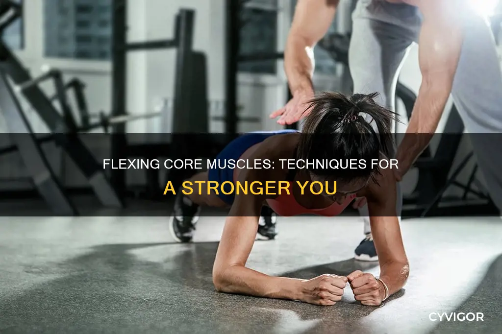 how to flex core muscles
