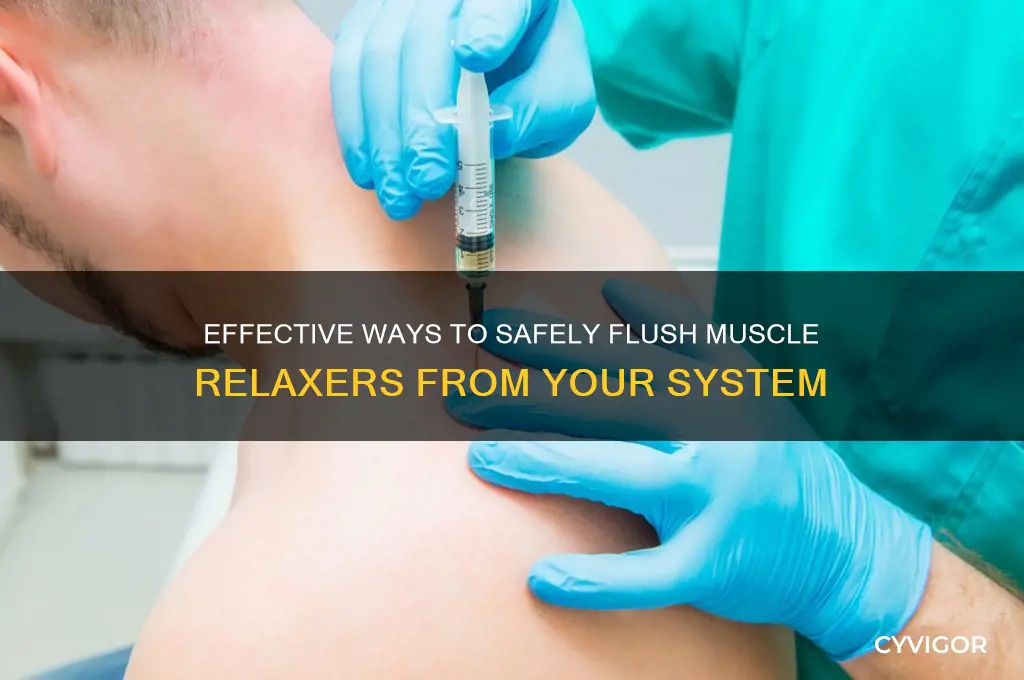 how to flush out muscle relaxers