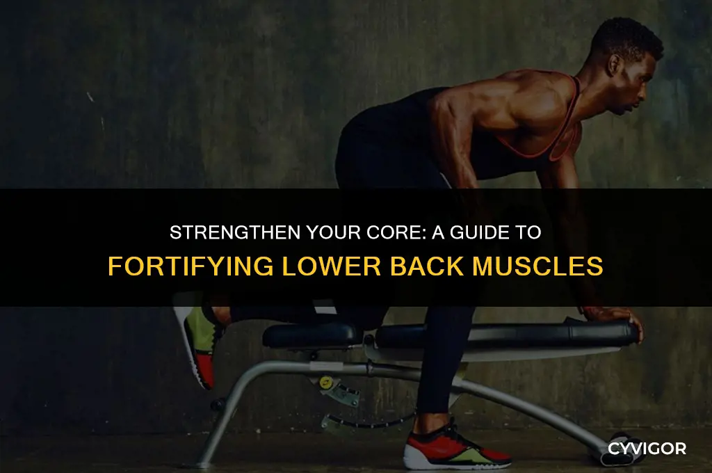 how to fortilize the lower back muscle