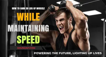 Build 20 Pounds of Muscle Without Sacrificing Speed: A Guide