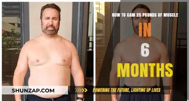 Effective Muscle Building: Gain 25 Pounds in 6 Months
