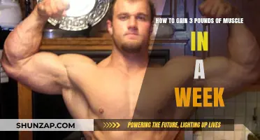 Rapid Muscle Growth: Strategies to Gain 3 Pounds in a Week
