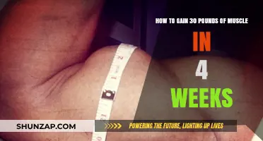 Rapid Muscle Growth: Strategies to Pack on 30 Pounds in 4 Weeks