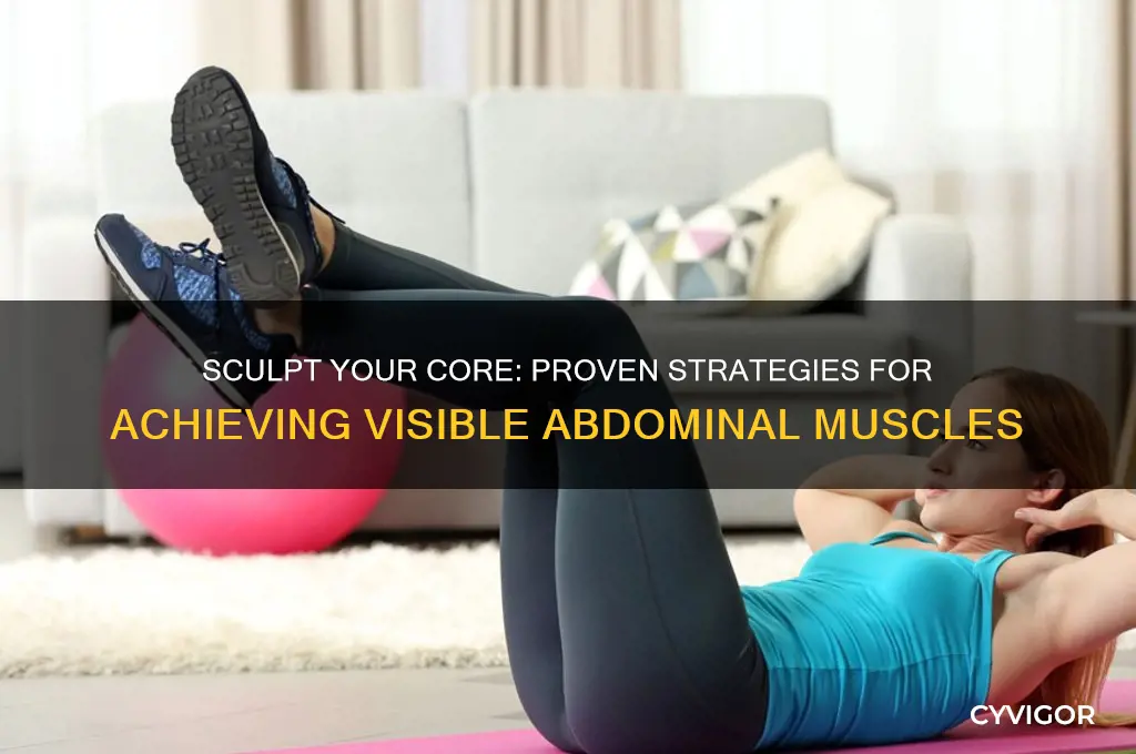 how to gain abdominal muscles