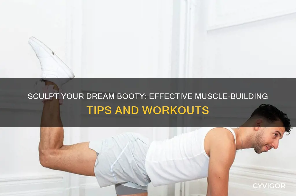 how to gain booty muscle