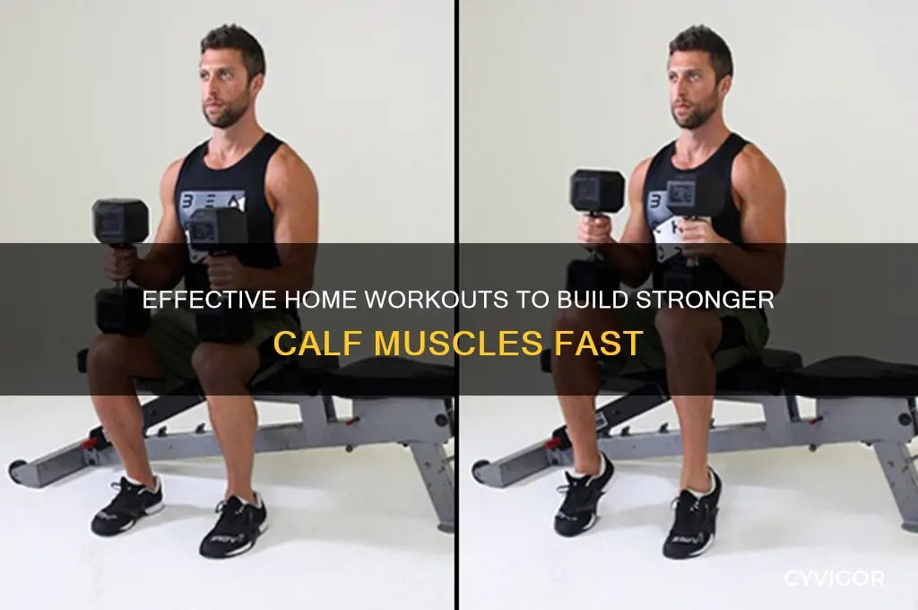 how to gain calf muscle at home