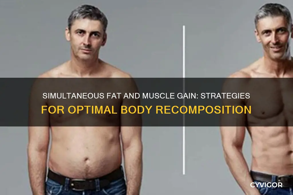 how to gain fat and muscle at the same time
