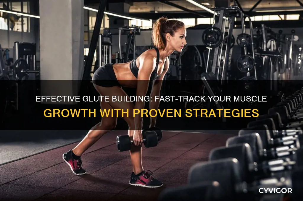 how to gain glute muscle fast