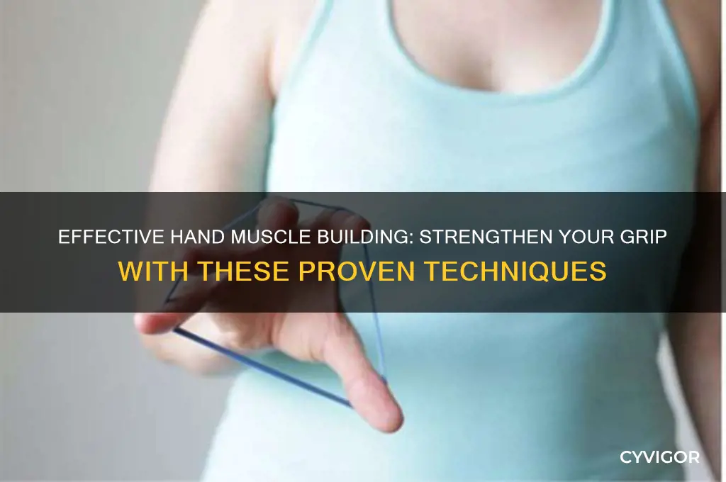 how to gain hand muscle