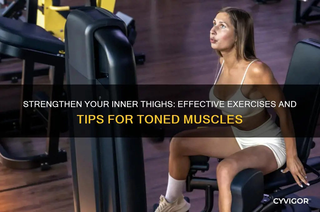 how to gain inner thigh muscle