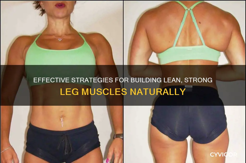 how to gain lean leg muscle