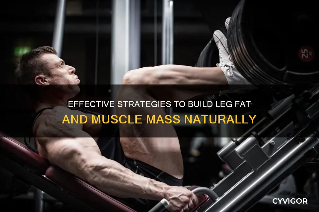 how to gain leg fat and muscle