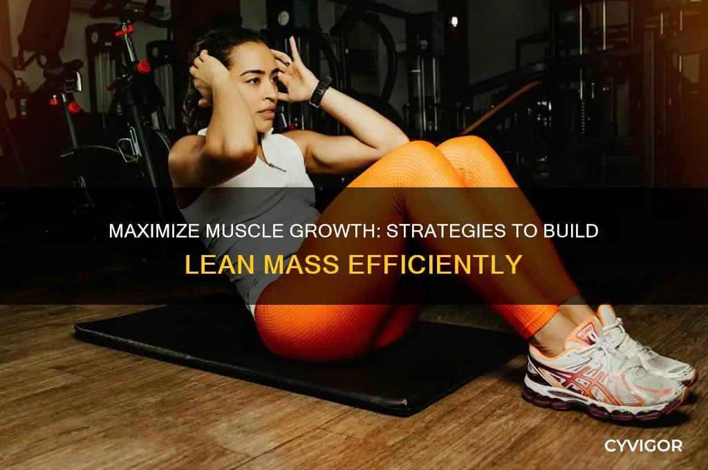 how to gain more muscle than fat
