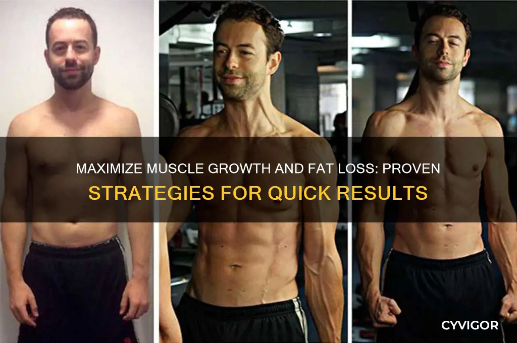 how to gain muscle and burn fat fast