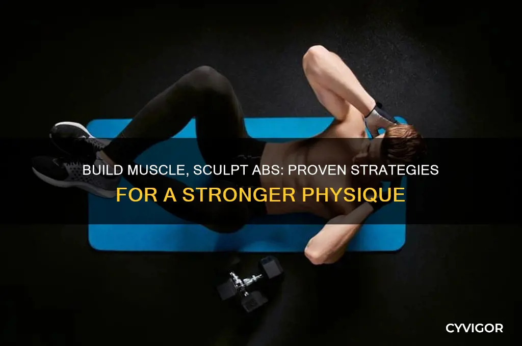 how to gain muscle and get abs