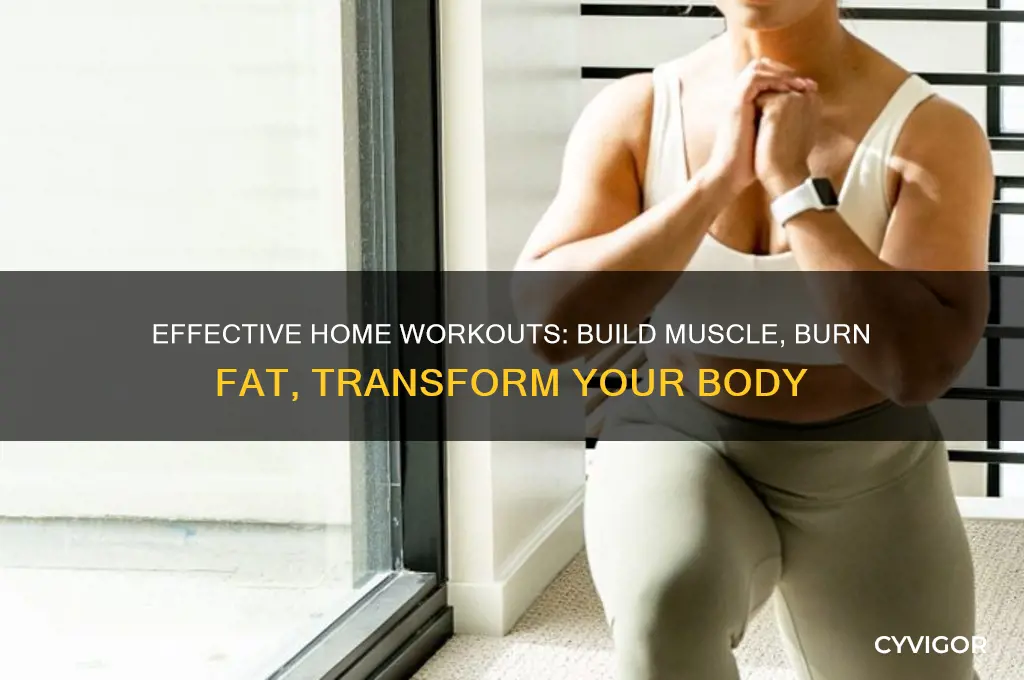 how to gain muscle and lose fat at home