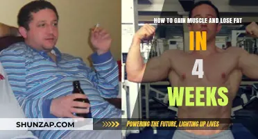 Transform Your Body: 4-Week Muscle Gain & Fat Loss Plan