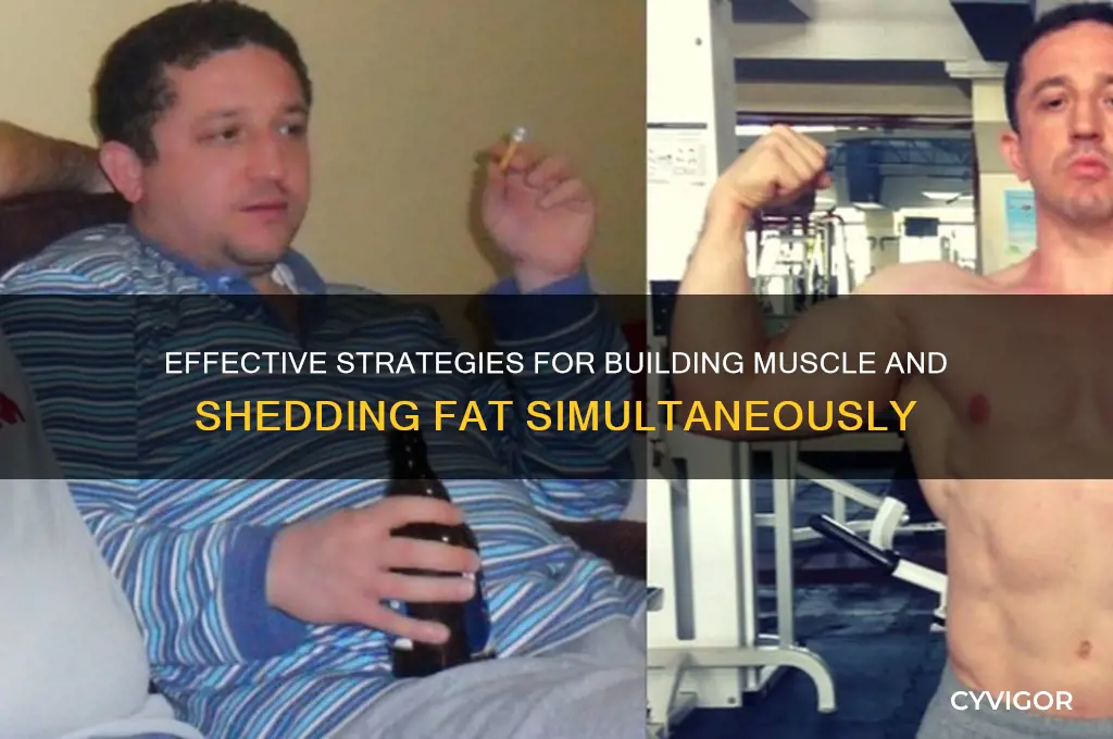 how to gain muscle and reduce fat
