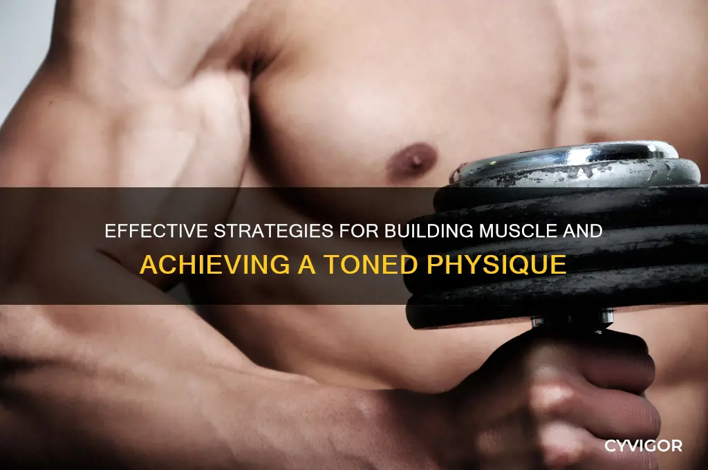 how to gain muscle and tone up