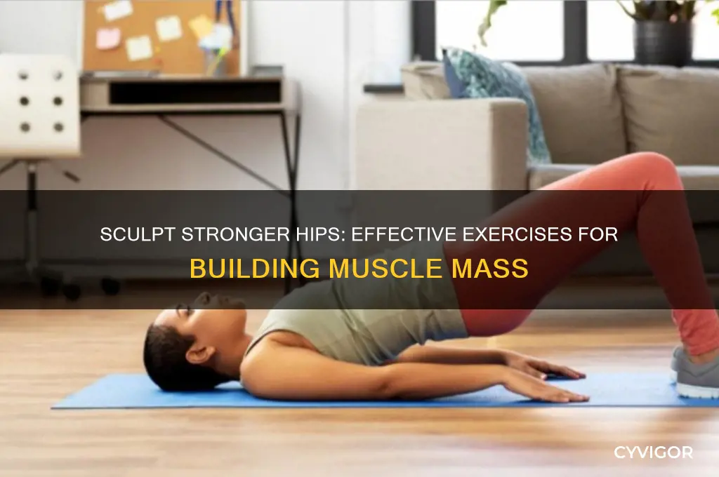 how to gain muscle around hips