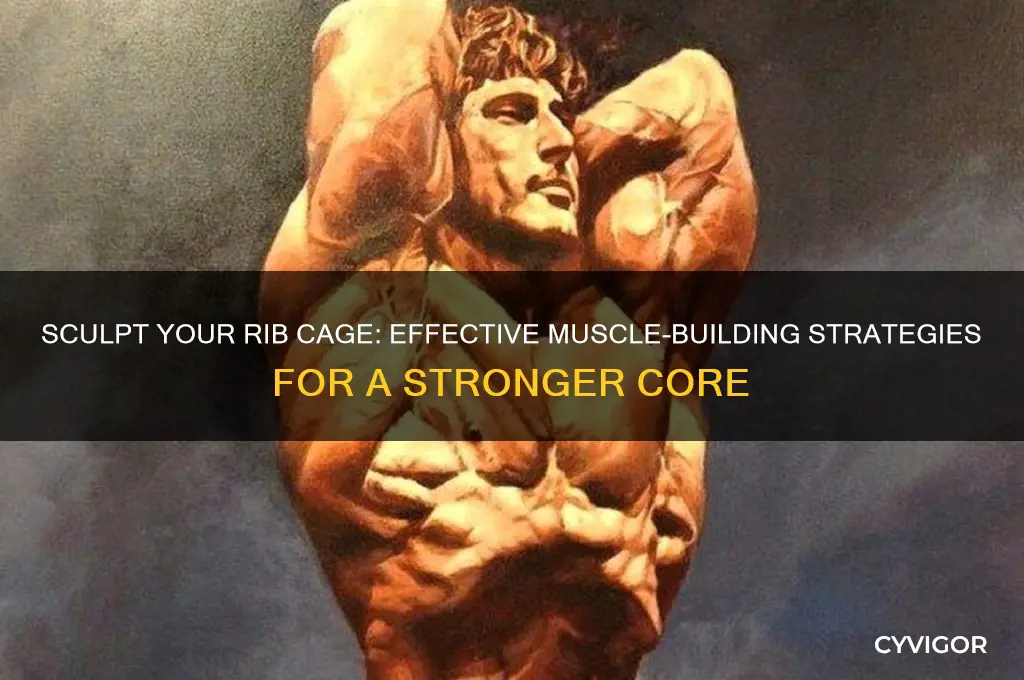 how to gain muscle around rib cage