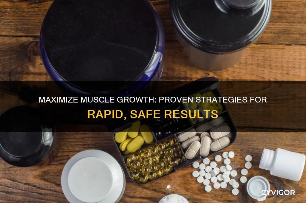 how to gain muscle as fast as humanely possible