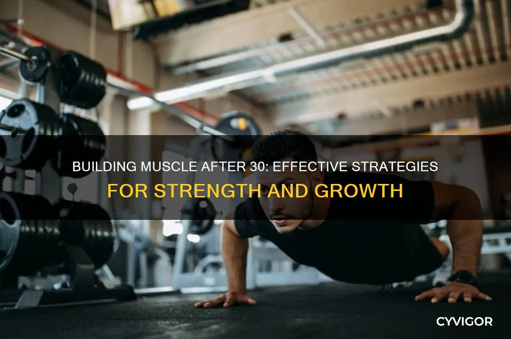 how to gain muscle at age 30