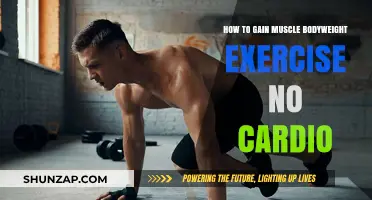 Build Muscle with Bodyweight: No Cardio, Just Strength Training
