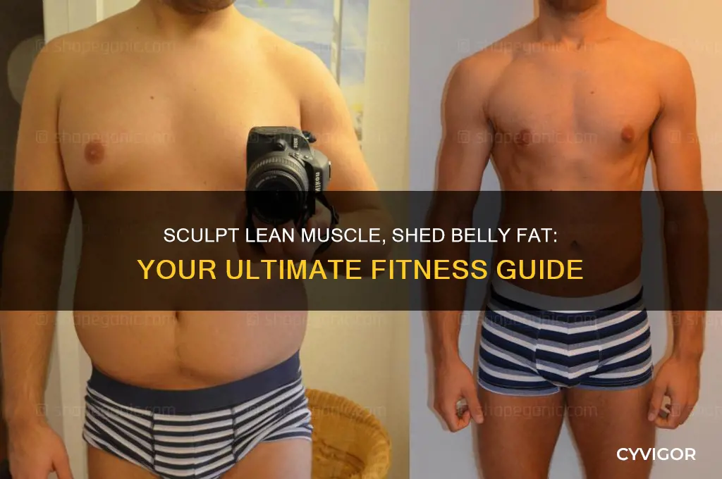 how to gain muscle but lose belly fat