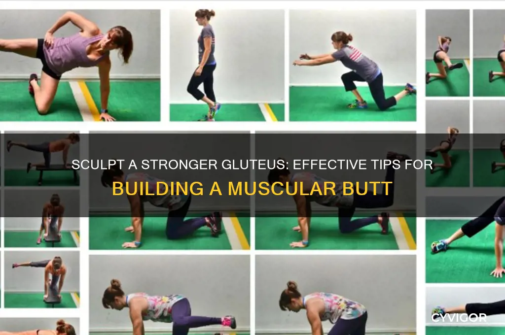 how to gain muscle butt