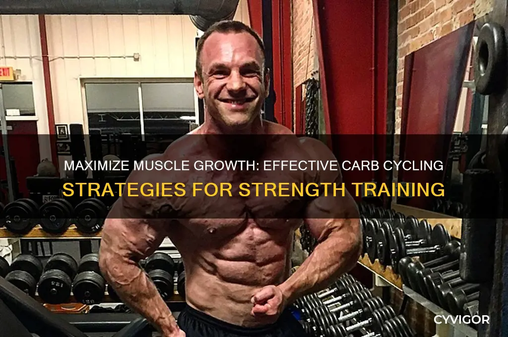 how to gain muscle carb cycling