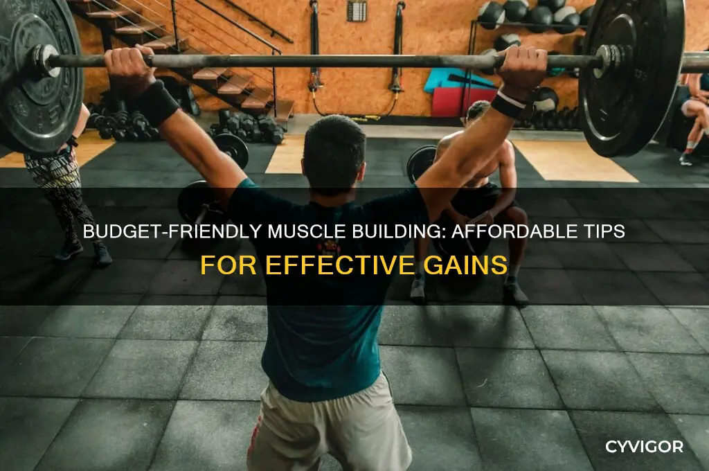 how to gain muscle cheap