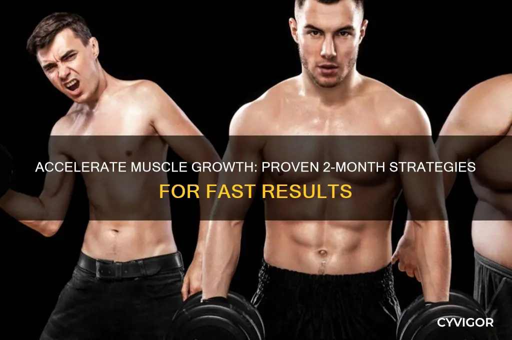 how to gain muscle fast in 2 months