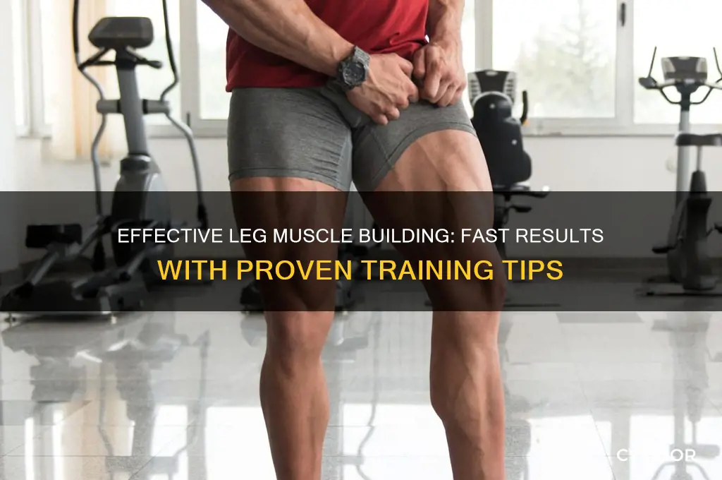 how to gain muscle fast on legs