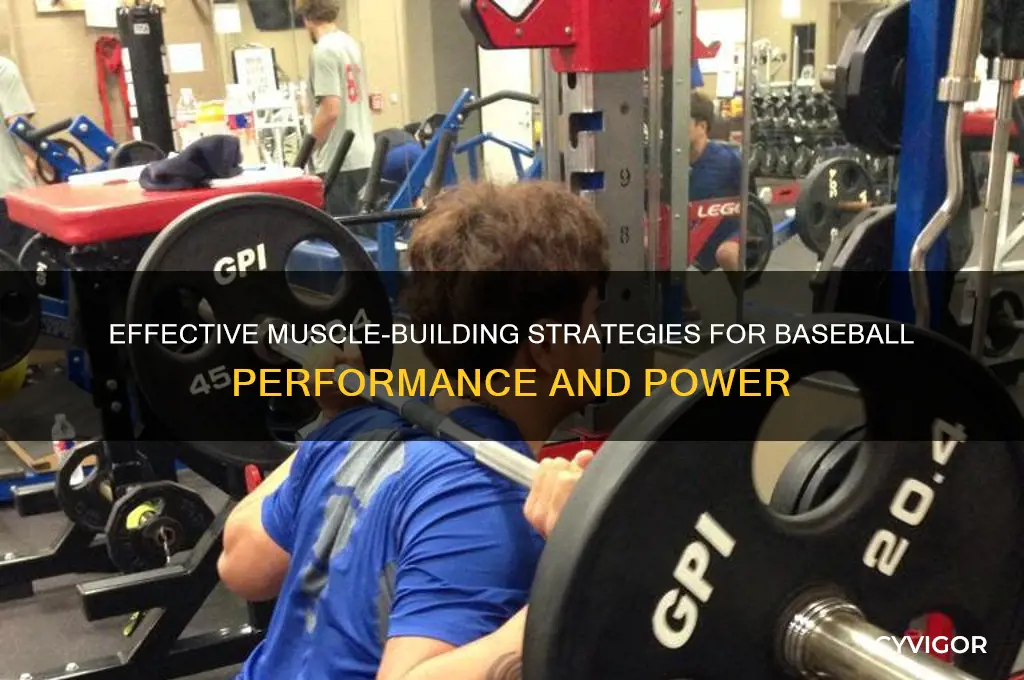 how to gain muscle for baseball
