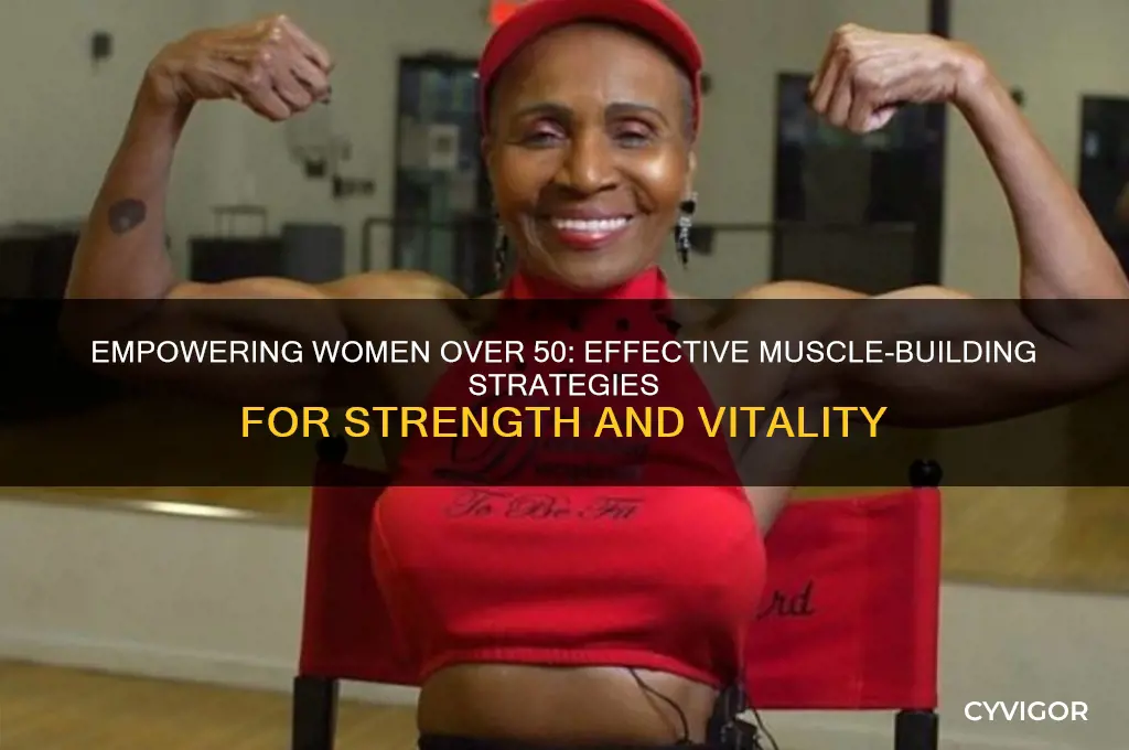 how to gain muscle for women over 50