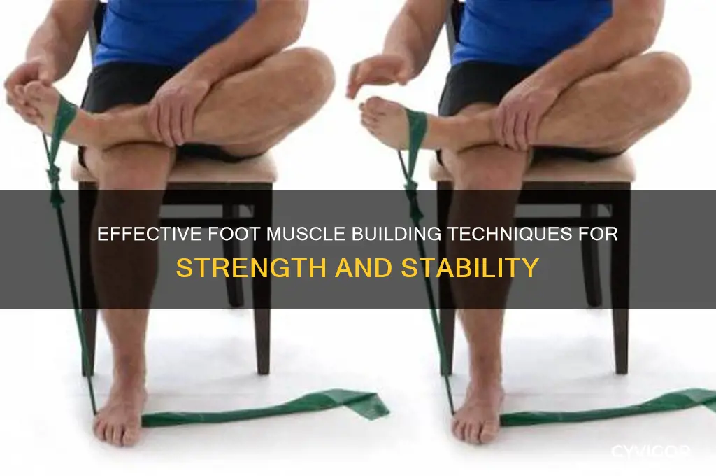 how to gain muscle in feet
