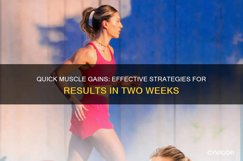 how to gain muscle in two weeks