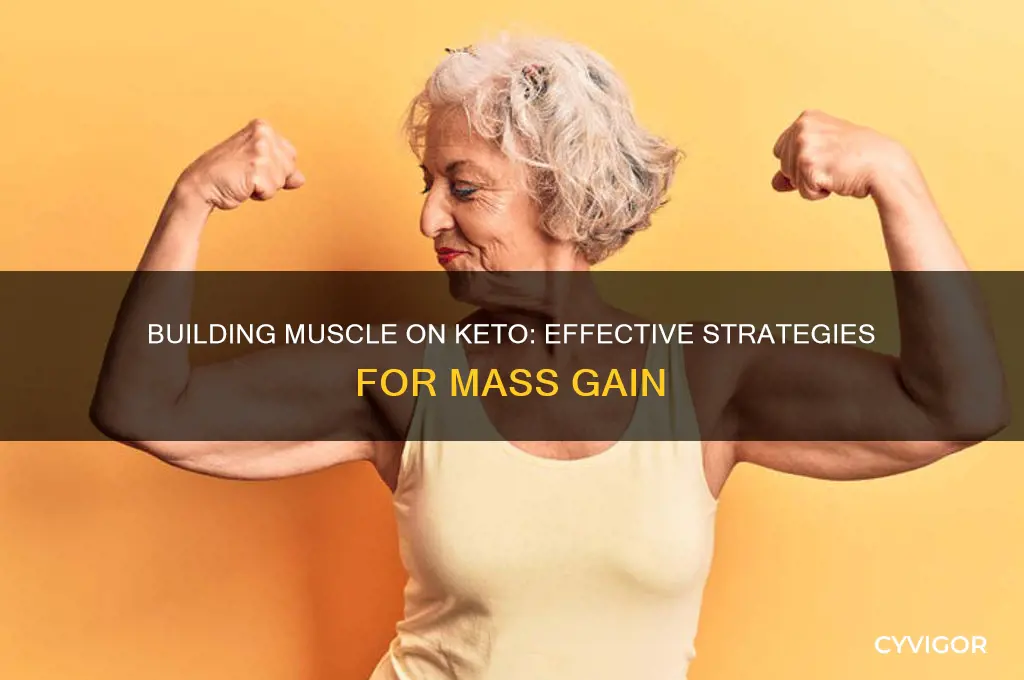 how to gain muscle mass on keto